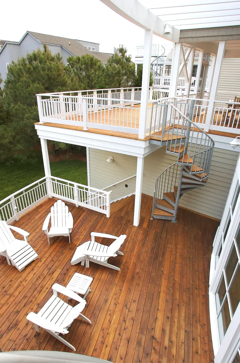 2 level deck design ideas