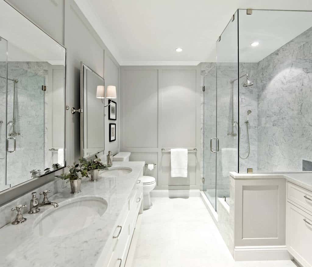56 Ideas for an Elegant Master Bathroom Home Awakening