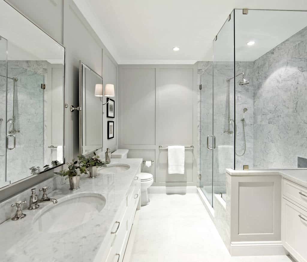 56 Ideas for an Elegant Master Bathroom (Photo Gallery) – Home Awakening