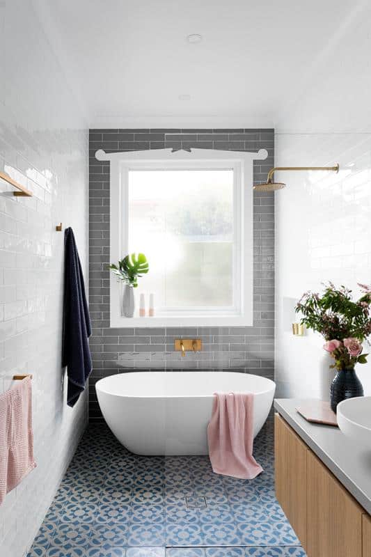 Trendy Gray Subway Tile