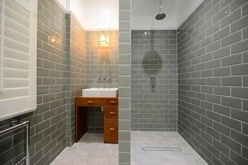 Beautiful Darker Gray Subway Tile