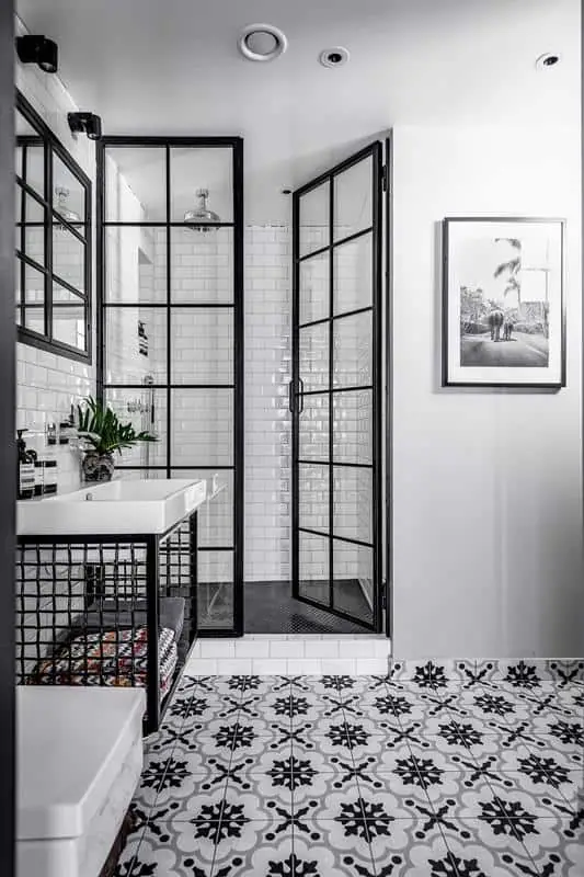 Classic White Subway Tile with Contrast