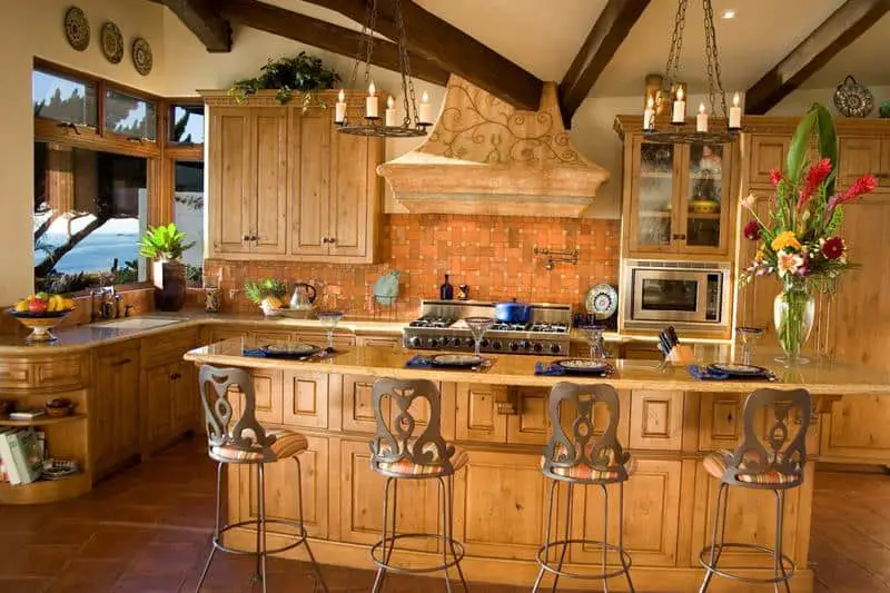 Vibrant European Style Kitchen