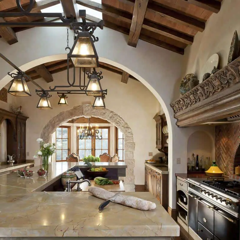 25 Cheerful Spanish Style Kitchen Designs (Photo Gallery) – Home Awakening