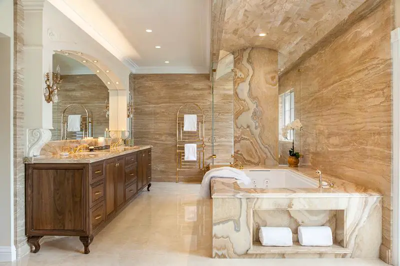 30 Beautiful Brown Bathroom Design Ideas (Photo Gallery) Home Awakening