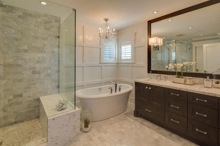 30 Beautiful Brown Bathroom Design Ideas (Photo Gallery) – Home Awakening