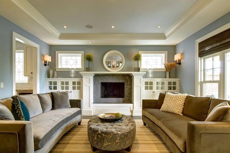 Great Columned Fireplace