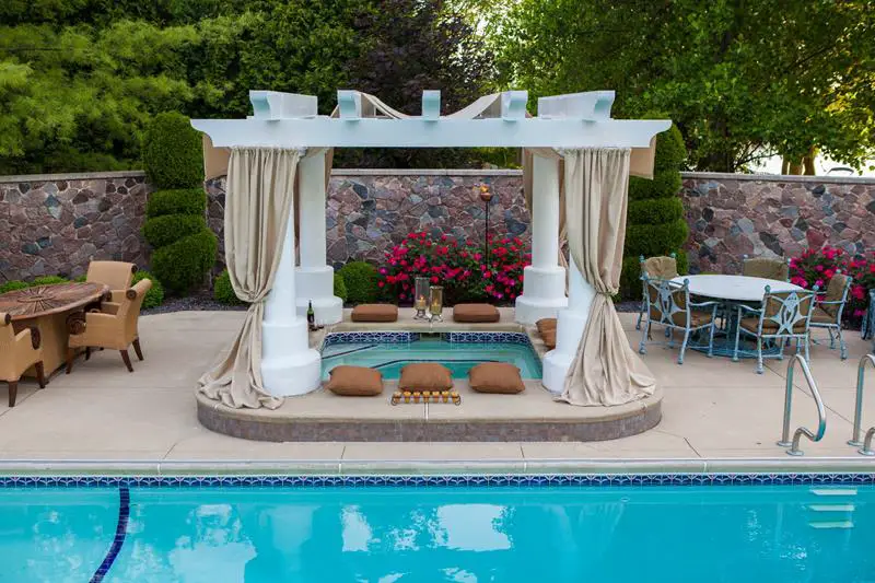 A Pool Side Gazebo