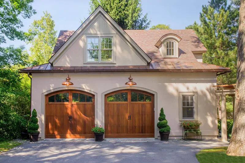 Calm Arched Garage Doors