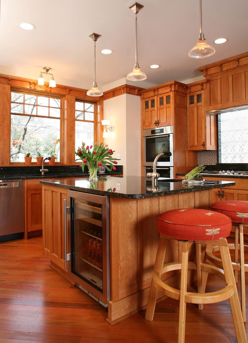 25 Ideas for Craftsman Style Kitchen Cabinets Photos 