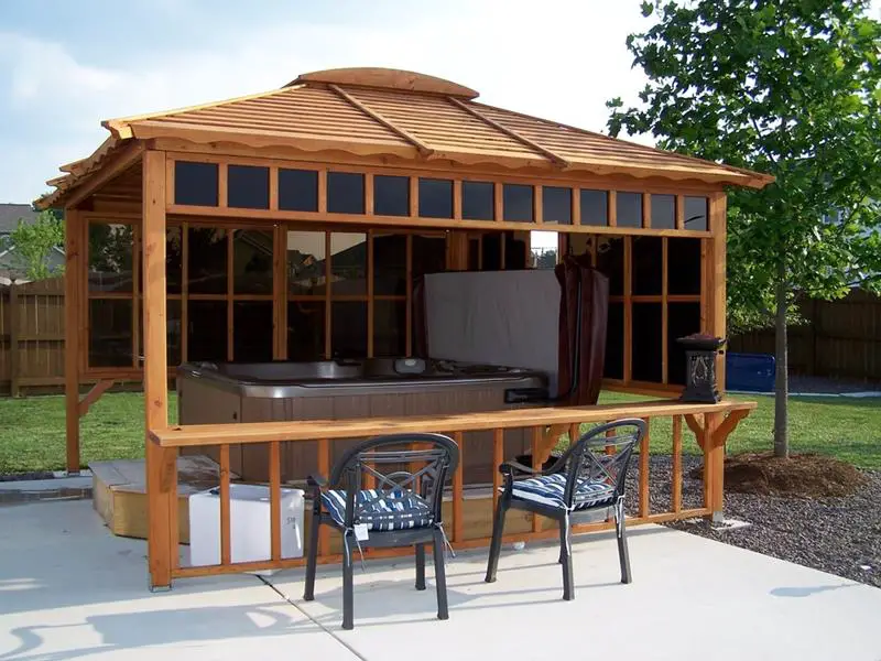 Great Hardwood Gazebo