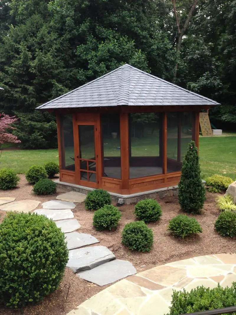 20+ Screened Gazebo Designs and Ideas - Home Awakening