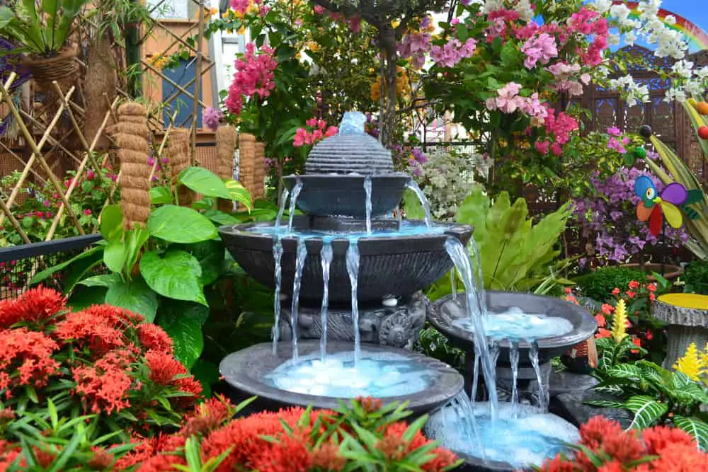 backyard water features