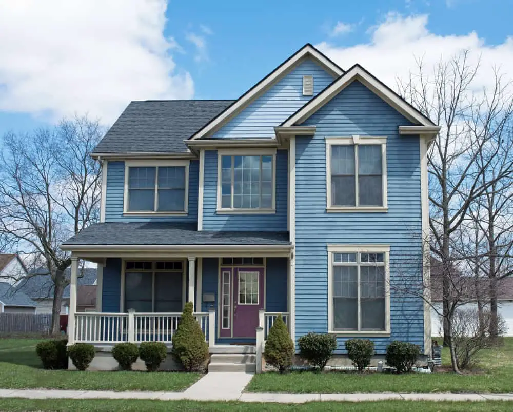 Blue House Exterior