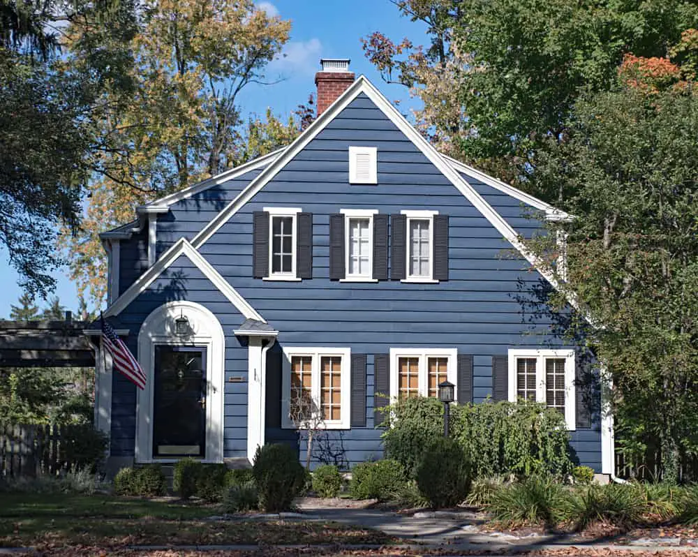 Blue House Exterior