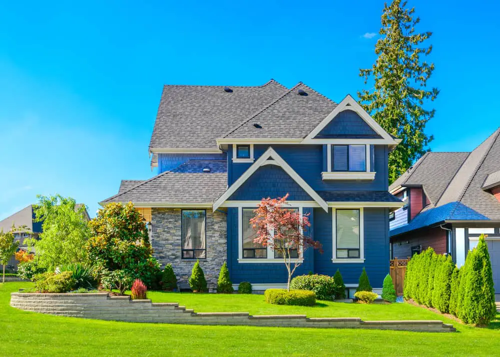 Blue House Exterior