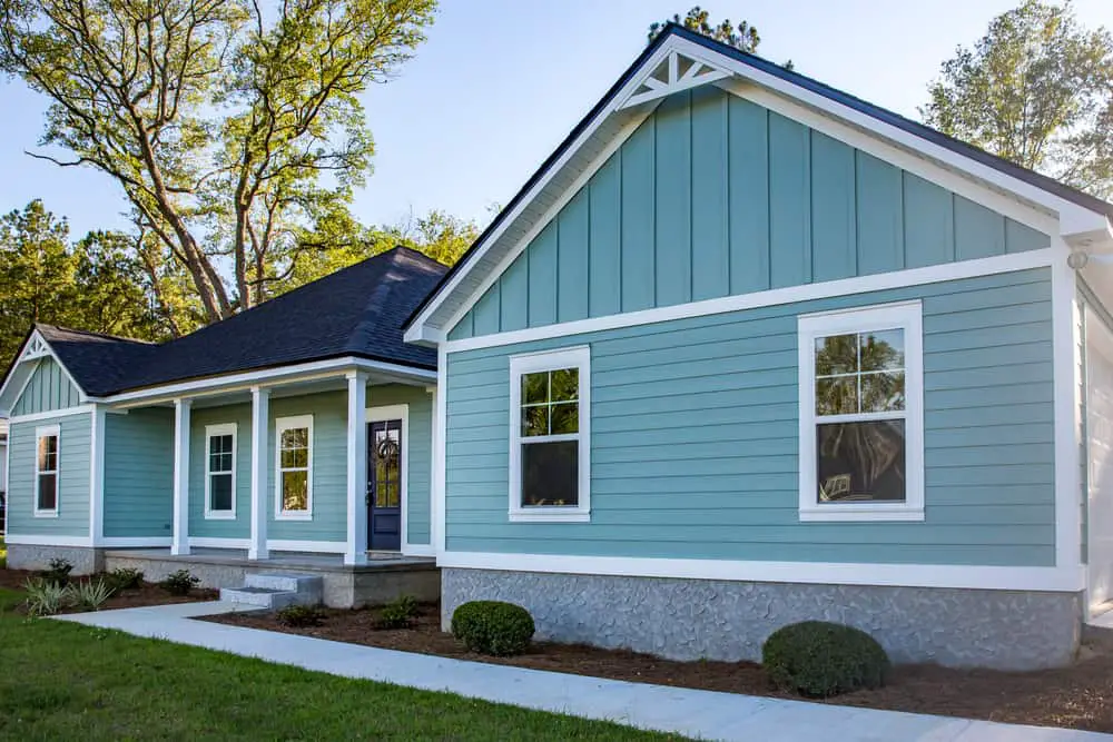 Blue House Exterior