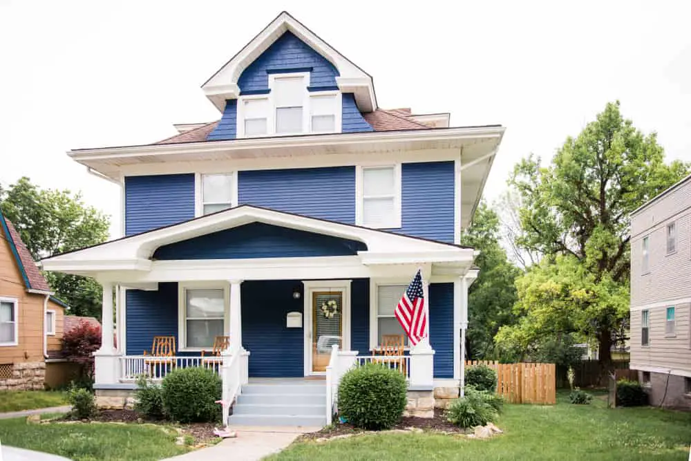 Blue House Exterior