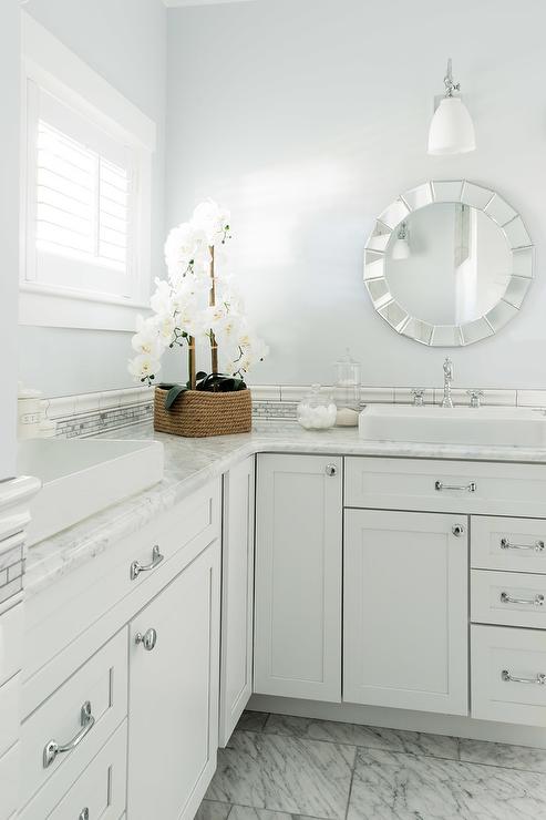 l shaped bathroom vanity