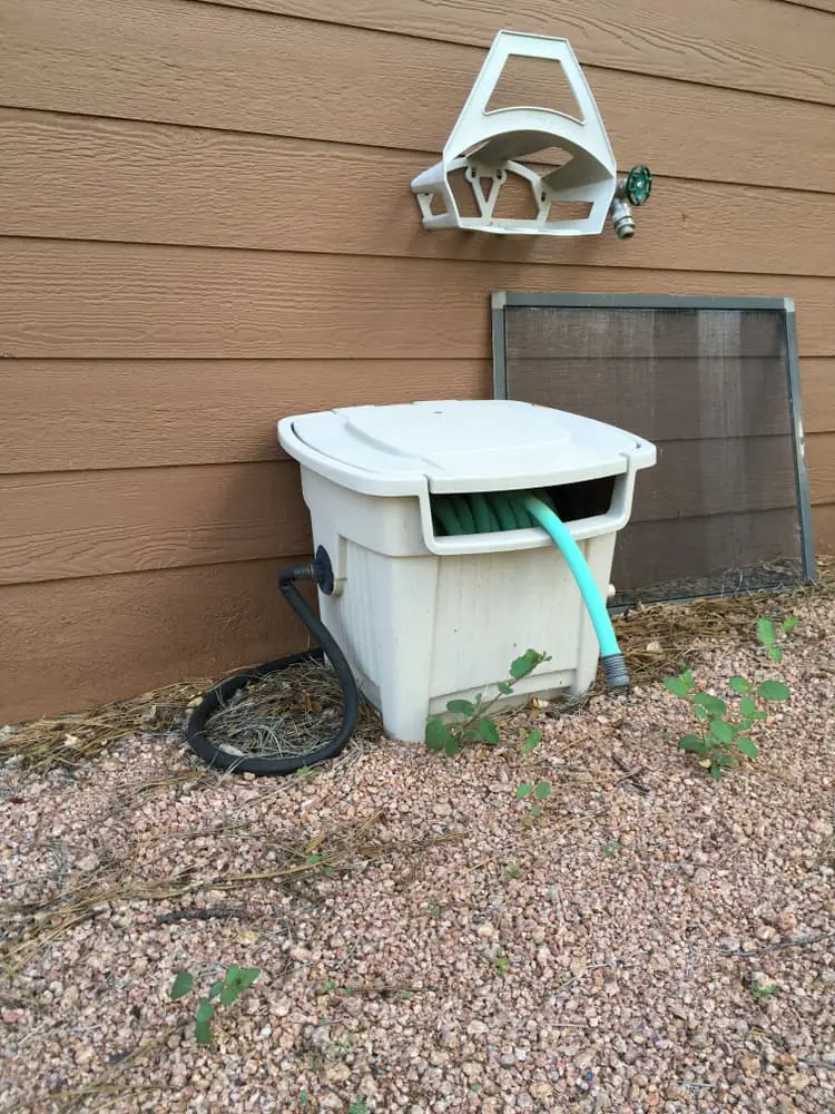 garden hose storage