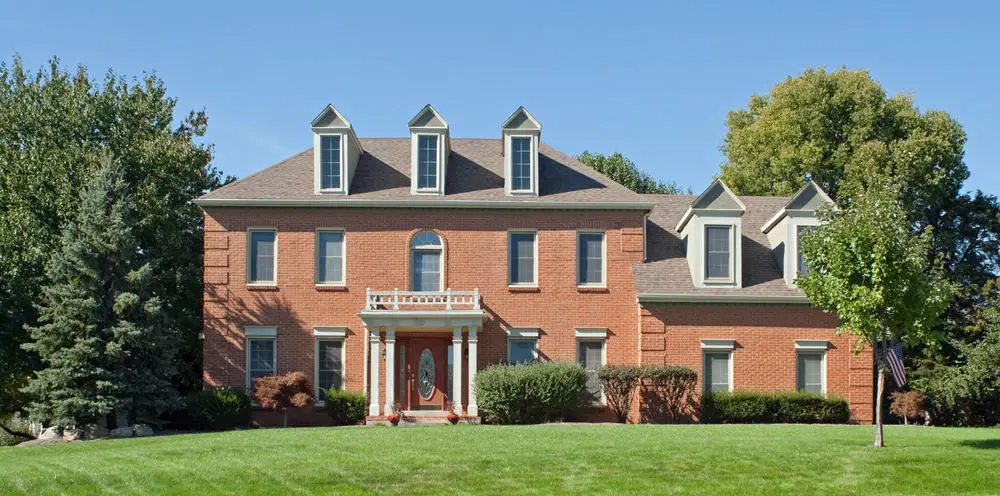 red brick house