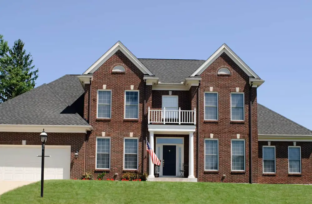 red brick house