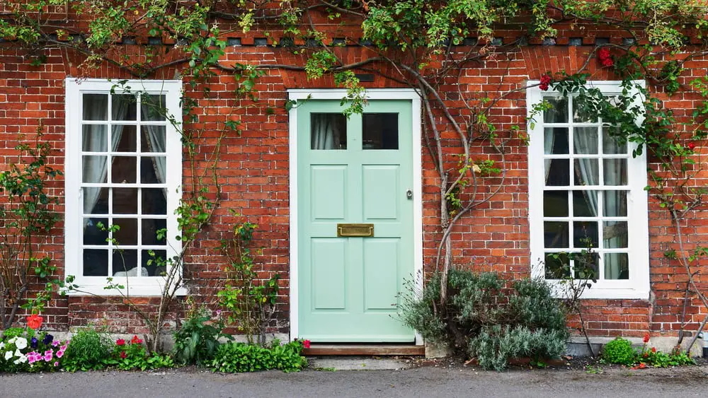 red brick house