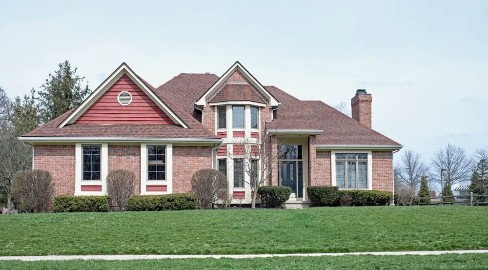 red brick house