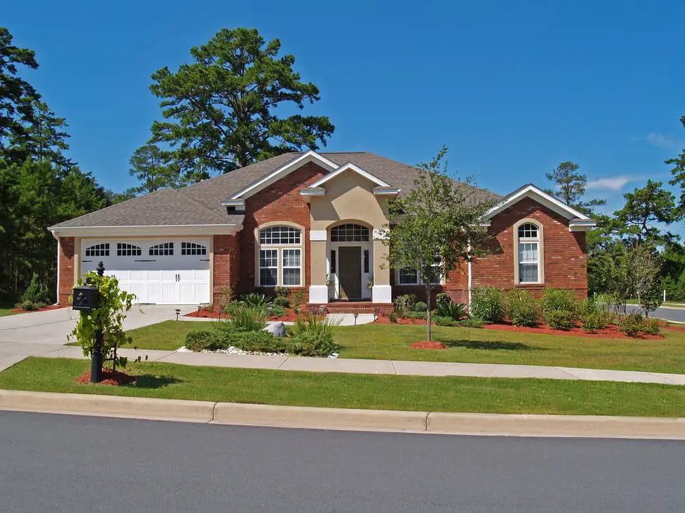 red brick house