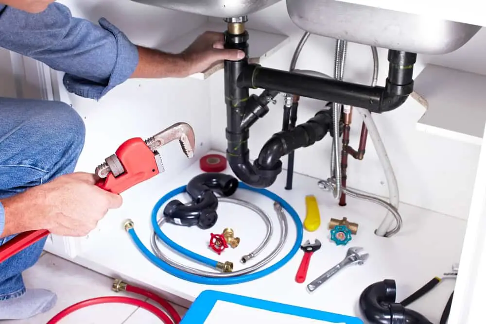 right way to pumping under the kitchen sink