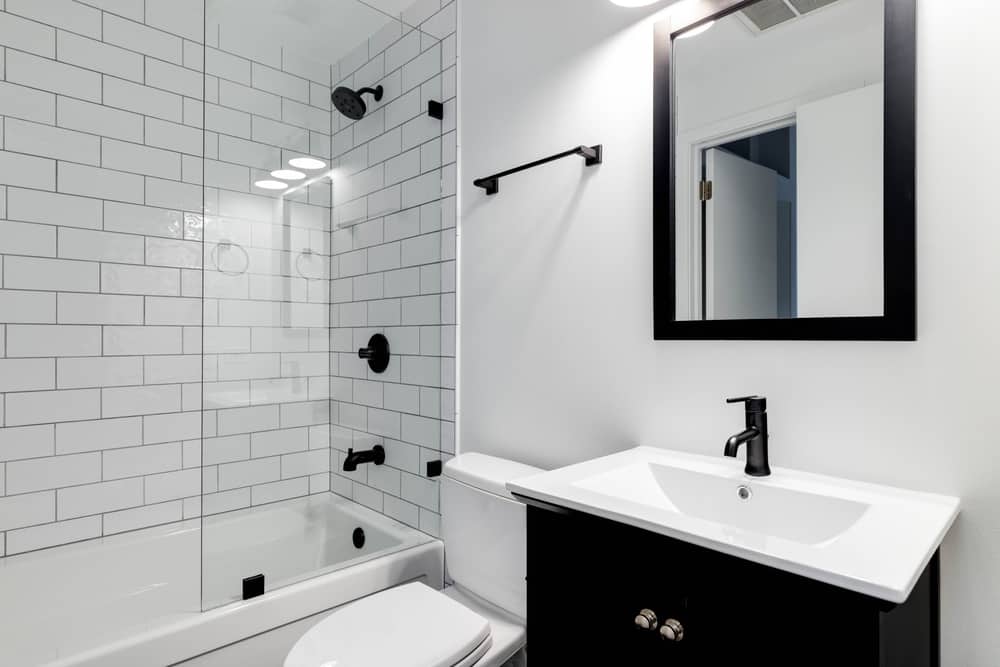 small modern bathroom