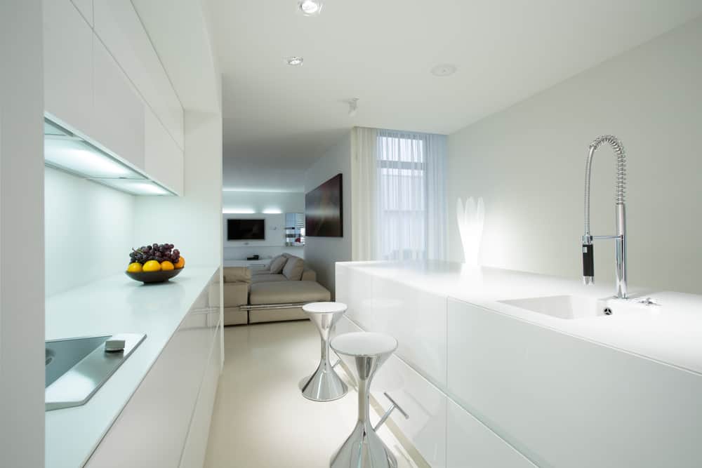 white contemporary kitchen