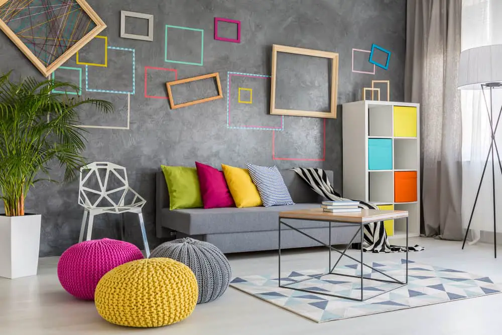 modern colorful lounge