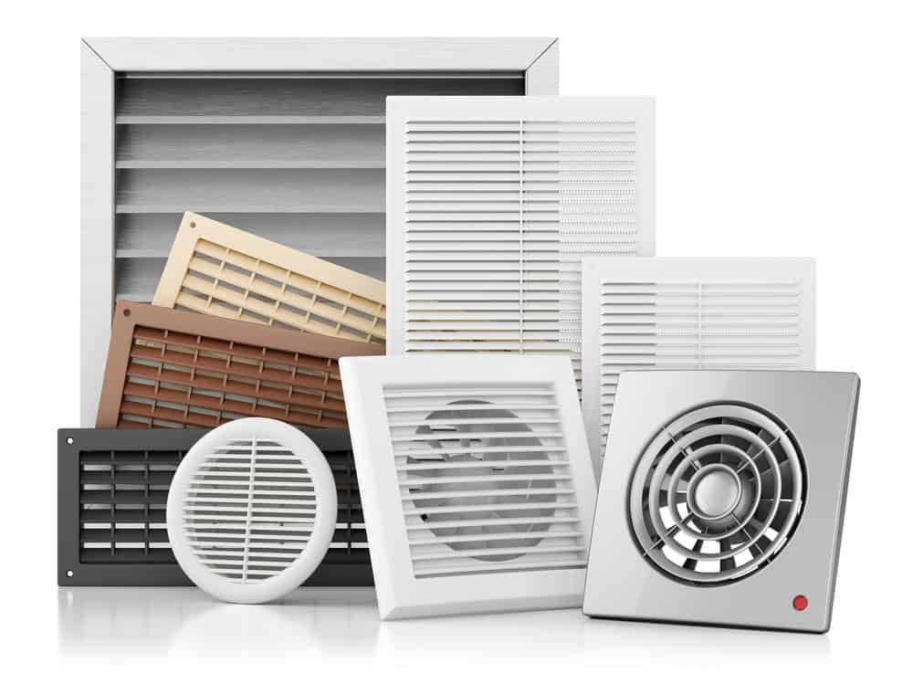 set of ventilation grills