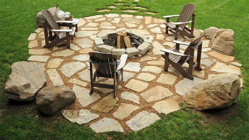 backyard fire pit