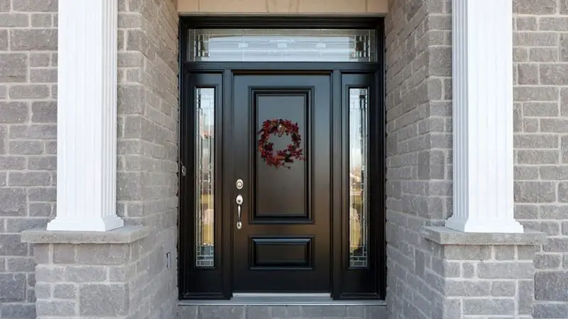 black front door design ideas