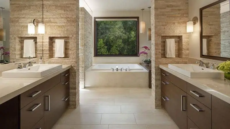 brown bathroom design ideas