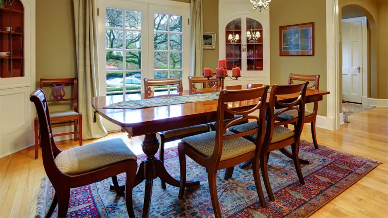 dining room rug size