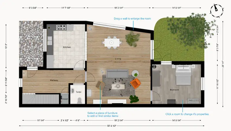 Floorplanner design software