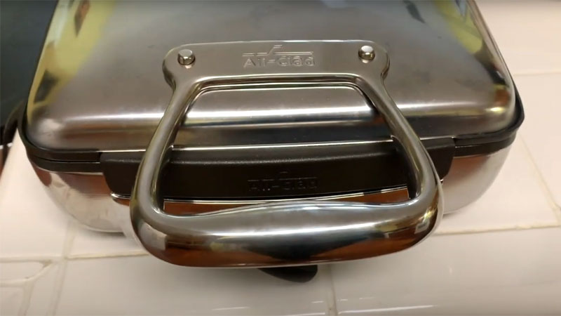how to clean All-Clad waffle maker