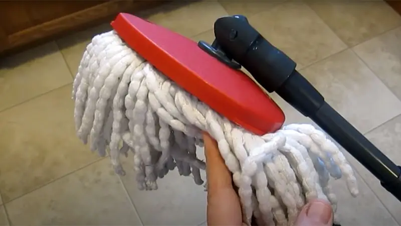 how to clean O'Cedar mop head