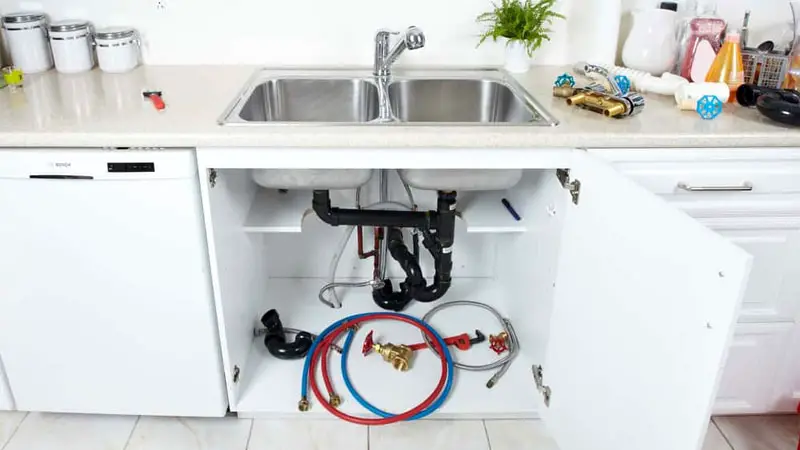 how to plumb kitchen sink