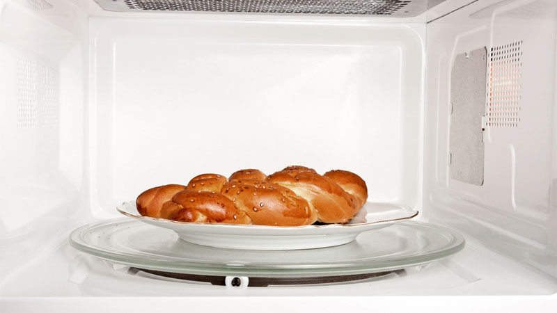 inside microwave