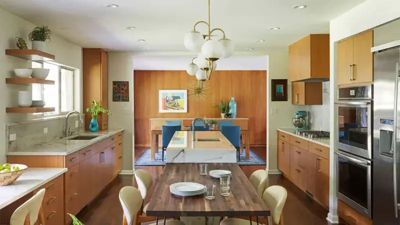 mid-century kitchen design ideas