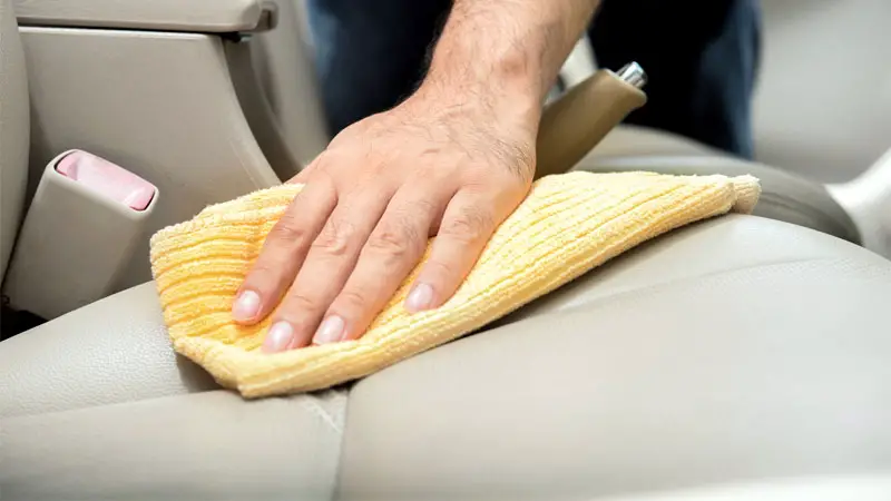 protecting leather car seat