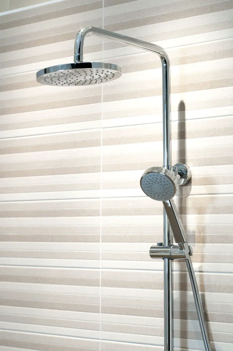 rain showerhead height