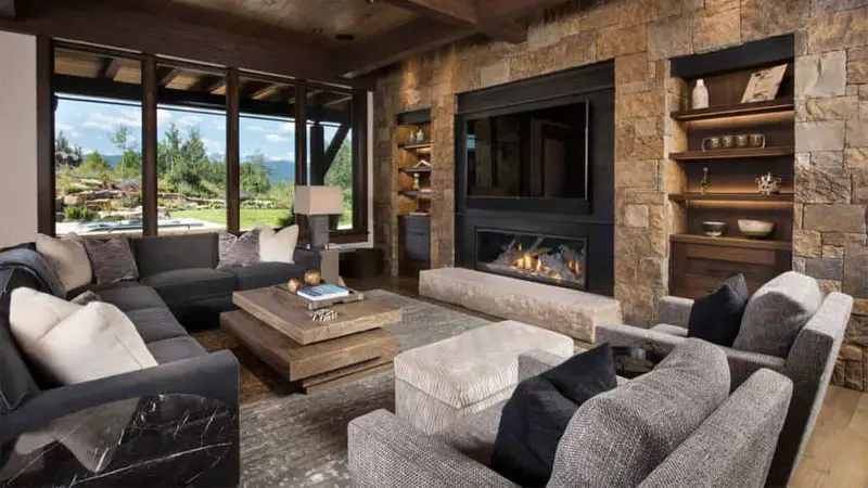 rustic family room design ideas