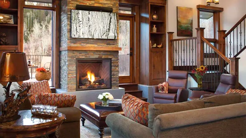 rustic living room designs