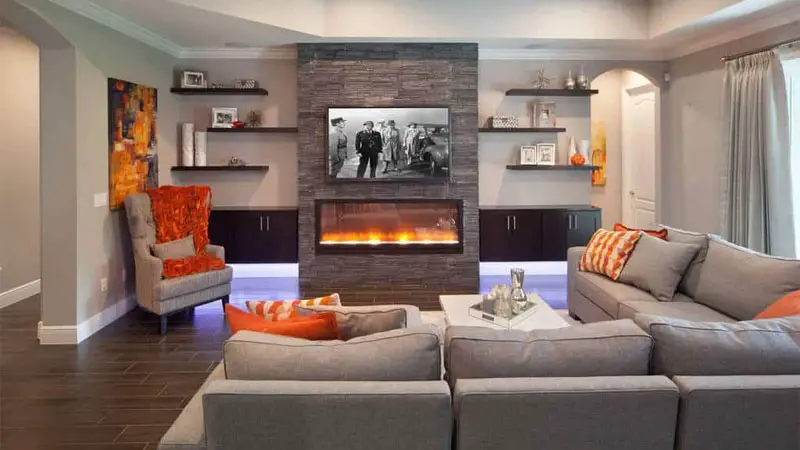 transitional family room design ideas