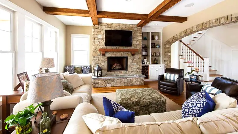 TV above fireplace ideas